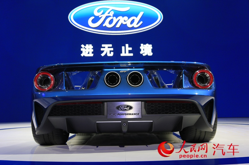 人民网直击2015上海车展--福特GT