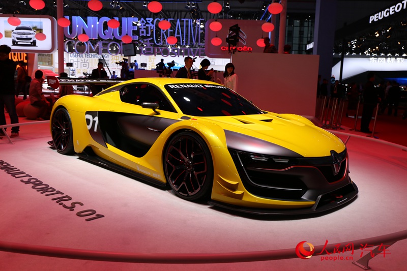 人民网直击2015上海车展--雷诺Renault sport R
