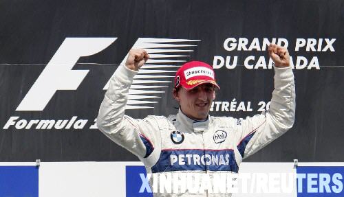 库比卡夺得F1加拿大站冠军
