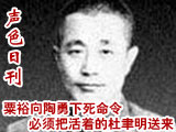 粟裕为何下令活捉杜聿明?
