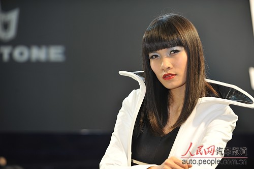 北京车展:黑白绝配 <em>制服的诱惑</em> (13)--汽车--人民