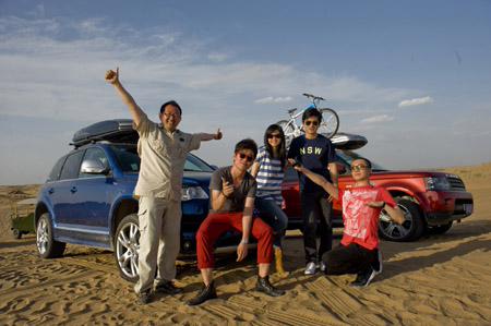 旅游卫视《超级马力》携众明星自驾游宁夏